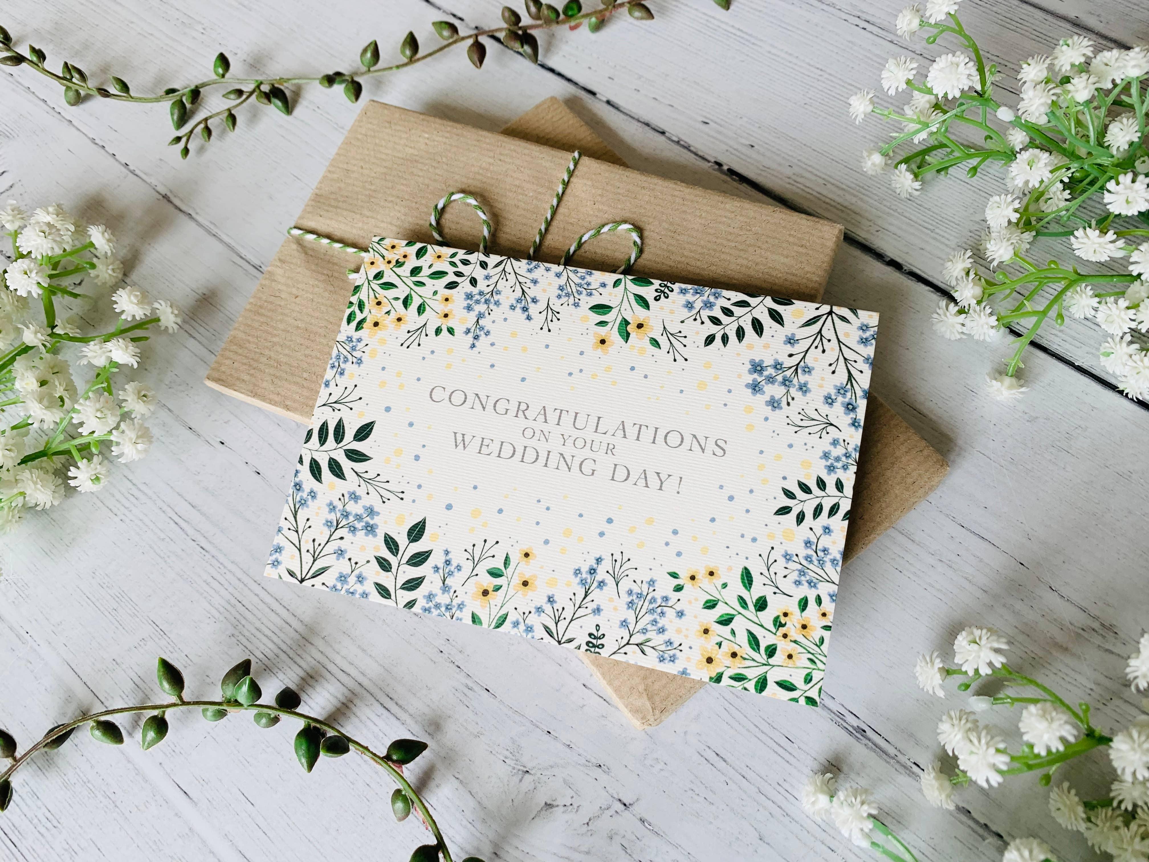 Congratulations on Your Wedding Day Greeting Card - Image 5