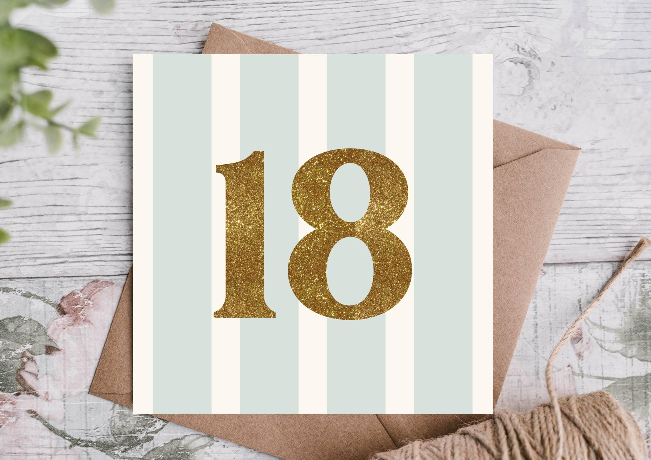 Milestone 18th Birthday Card